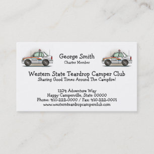 Police Cruiser Car Cop Car Business Card
