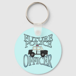 Police Cruiser Future Police Officer Keychain