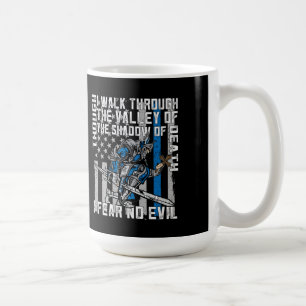 Police Crusader I Fear No Evil Coffee Mug