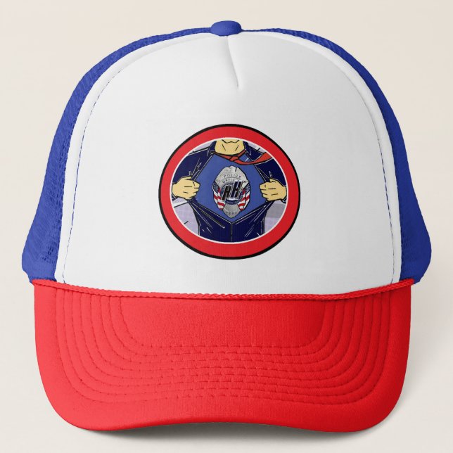police de casquette de camionneur de héros de la (Devant)