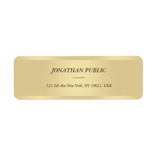 Police de texte italique or Modèle Cool moderne