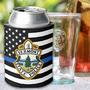 Police Department Custom Logo Law Enforcement  Can Cooler
