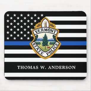 Police Department Custom Logo Law Enforcement  Mouse Pad