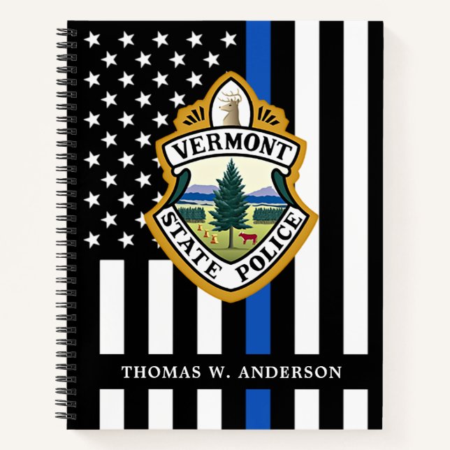 Police Department Custom Logo Law Enforcement Notebook (Front)