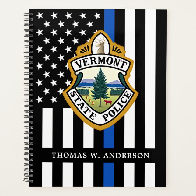 Police Department Custom Logo Law Enforcement Planner (Front)