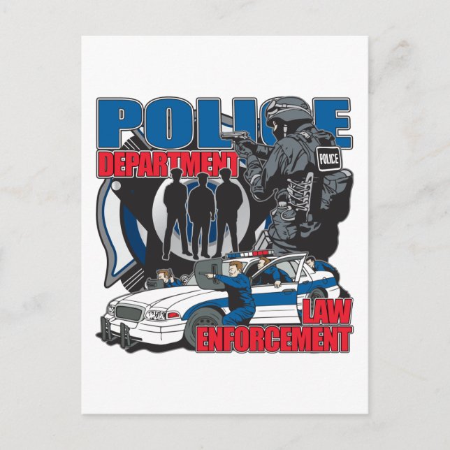 Police Department Postcard (Front)