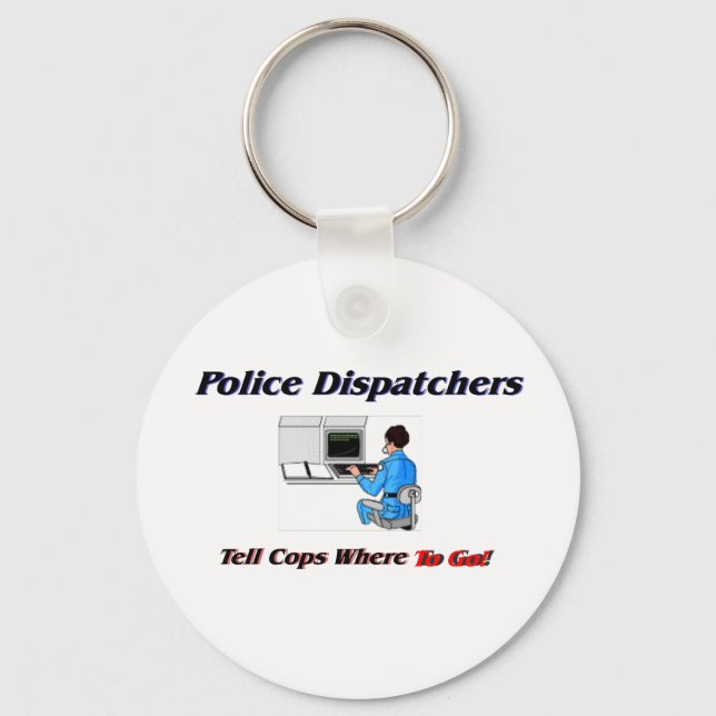 Police Dispatchers Keychain (Front)