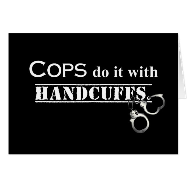 Police do it ! Funny (Devant horizontal)