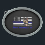 Police Dog Handler Belt Buckle<br><div class="desc">Police Dog Handler</div>