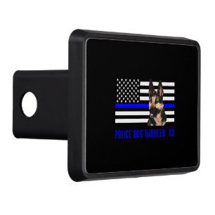 Police Dog Handler Trailer Hitch Cover