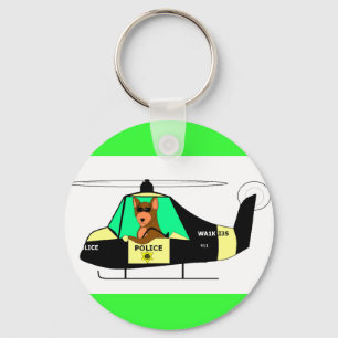 Police Dog Keychain