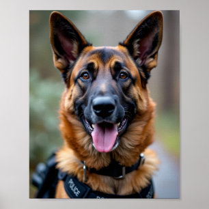 Police Dog  Poster