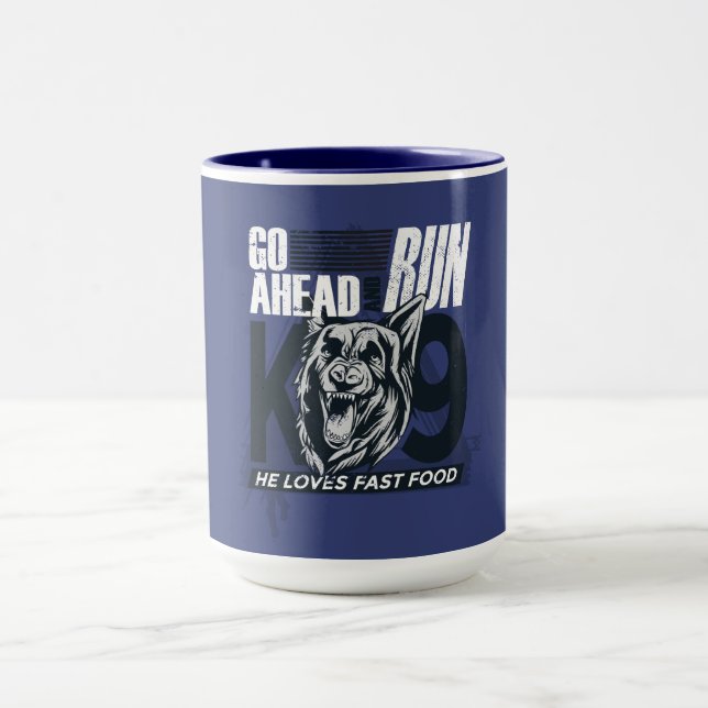 Police Dog Quote Mug (Center)