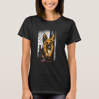 Police Dog Rescue Dog German Shepherd Dog T-Shirt