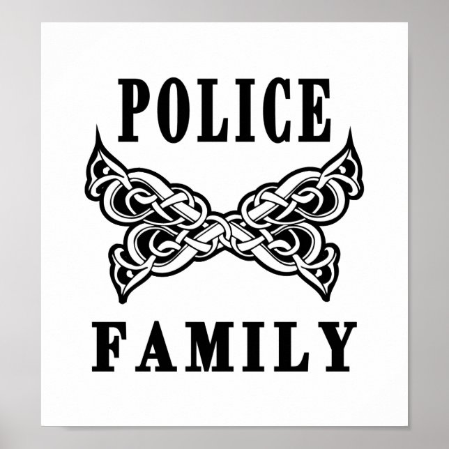 Police Family Tattoos Poster (Front)