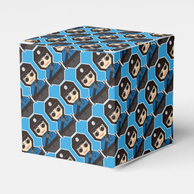 Police Favor Box (Front Side)