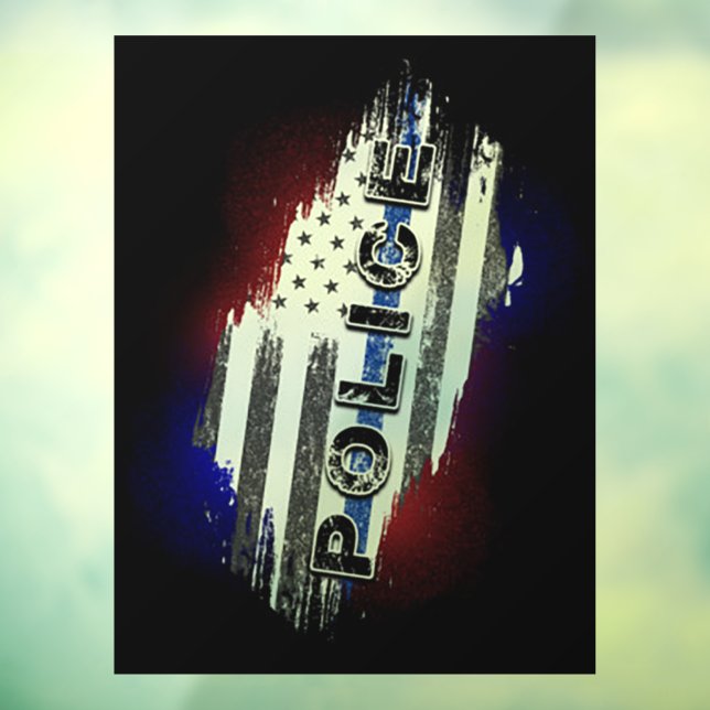 Police Flag Car decal (Sheet 3)