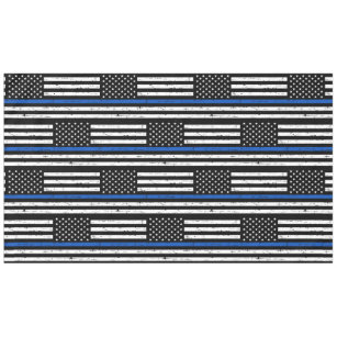 Police Flag Law Enforcement Thin Blue Line Tablecloth
