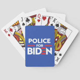 POLICE FOR JOE BIDEN PLAYING CARDS