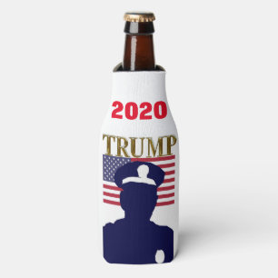 POLICE FOR TRUMP BOTTLE COOLER