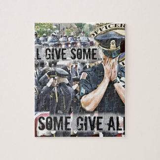 police funeral heros jigsaw puzzle
