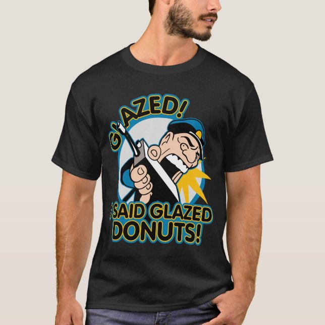 Police Glazed Doughnuts T-Shirt (Front)