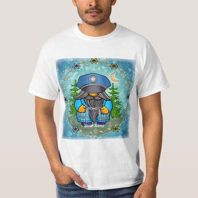 Police gnome  T-Shirt (Front)