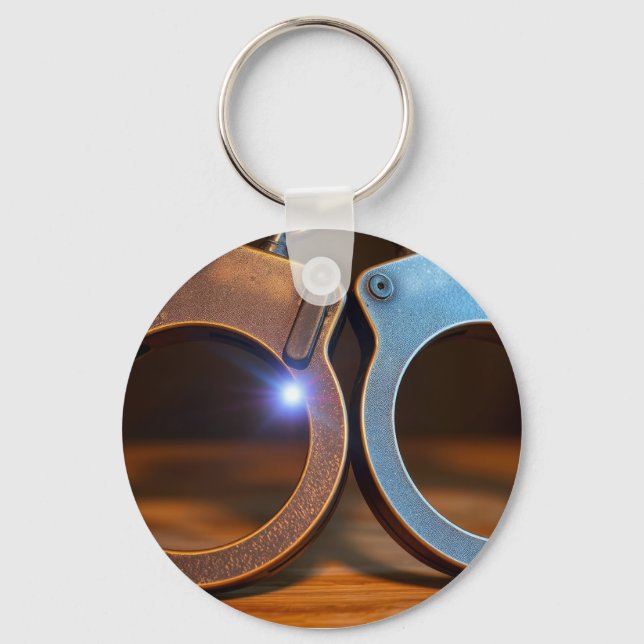 Police handcuffs keychain (Front)