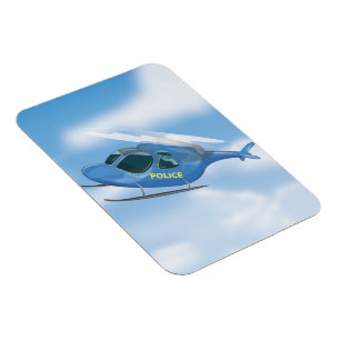 Police Helicopter Magnet