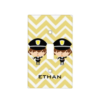 Police Highway Patrol or Traffic Controller Light Switch Cover