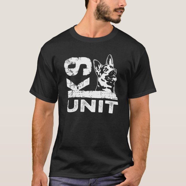 Police K9 Trainer  3 T-Shirt (Front)