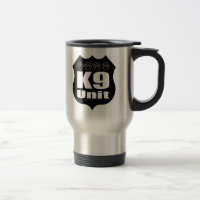 Police K9 Unit Black Badge Dog Paws