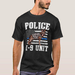 Police K9 Unit German Shepherd Police Dog American T-Shirt