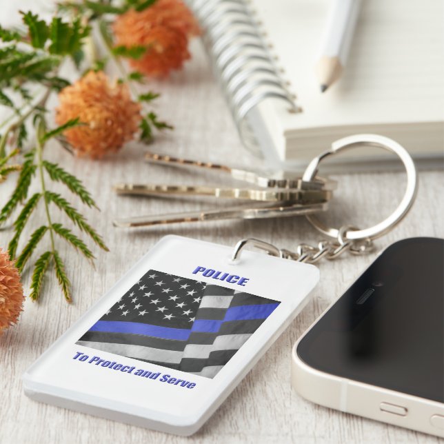 Police Keychain (Front Right)