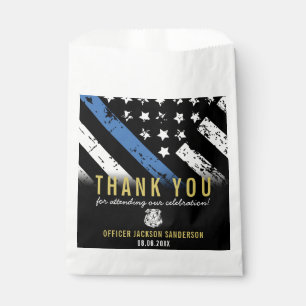 Police Law Enforcement Retirement Thank You Favour Bag