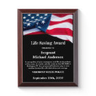 Police Life Saving Department Custom American Flag
