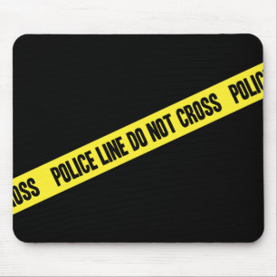 Police Line DO NOT CROSS Mouse Pad