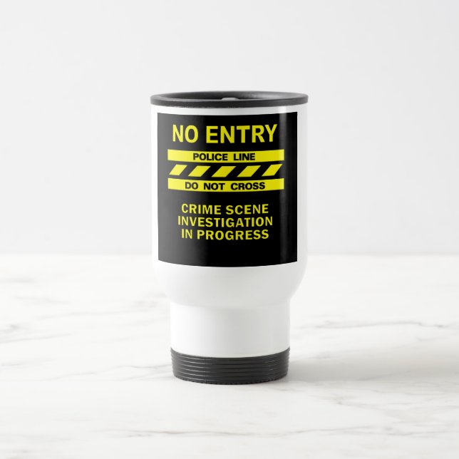 Police Line mug - choose style & colour (Center)