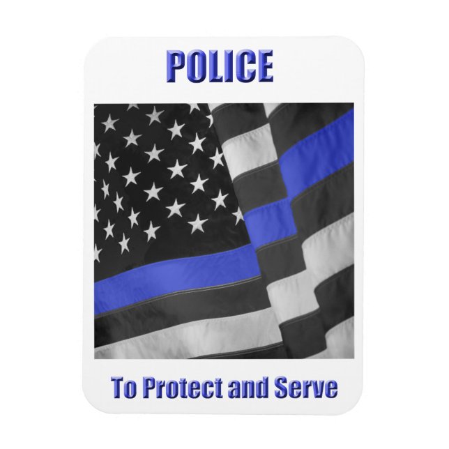 Police Magnet (Vertical)