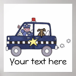 Police man poster