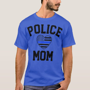 Police Mom Shirts For Women College Police Officer