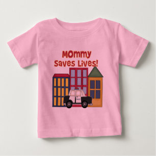 Police Mommy Saves Lives T-shirts and  Gifts