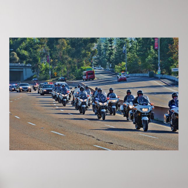 Police Motorcade Poster (Front)
