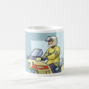 Police Motorcycle Officer Law Enforcement Coffee Mug
