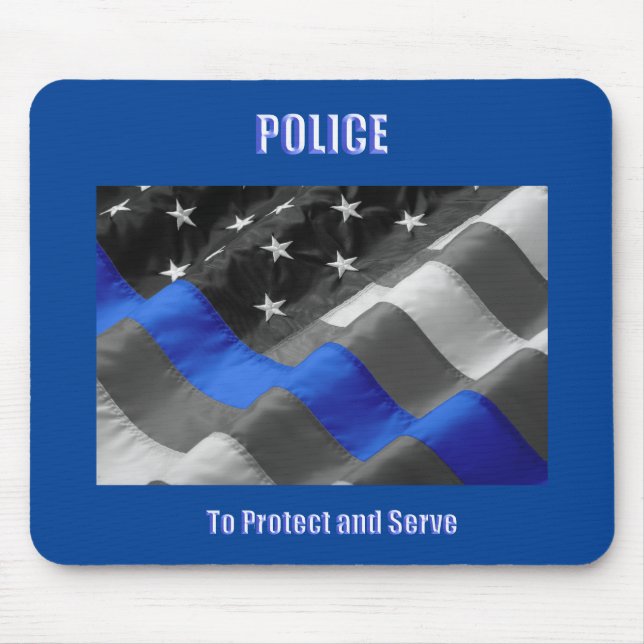 Police Mouse Pad (Front)