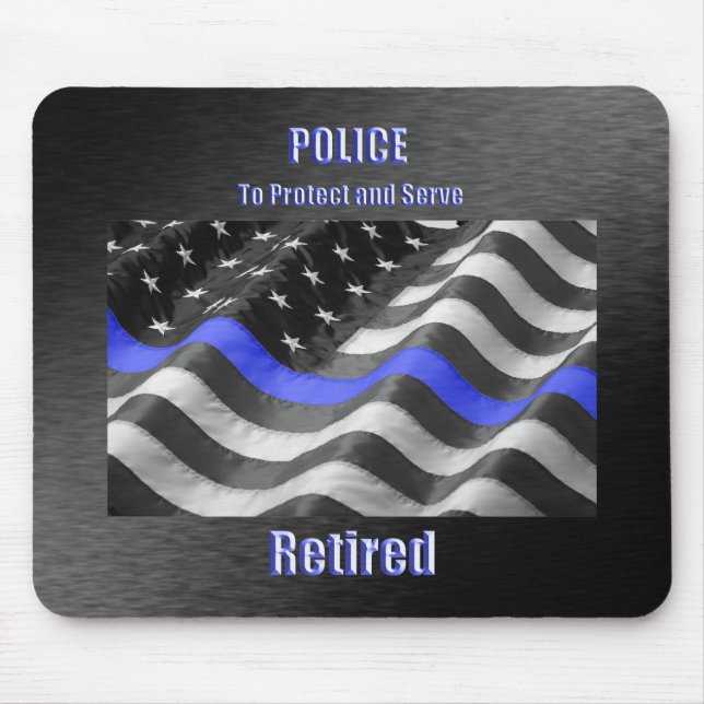 Police Mouse Pad (Front)