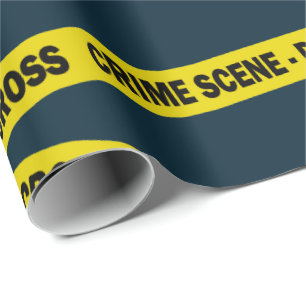 Police Officer Birthday or Retirement Office Humou Wrapping Paper