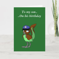 Police Officer Chocolate/Mint Reptilian Bird 1