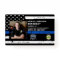 Police Officer Custom Photo Law Enforcement ID