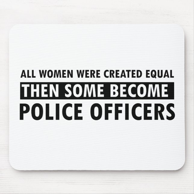 Police Officer Gift Items Mouse Pad (Front)